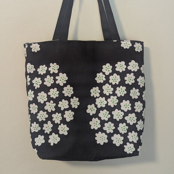 Marimekko Clinique Bag Floral Tote Collaboration Purse Scandinavian Boho - Picture 3 of 5